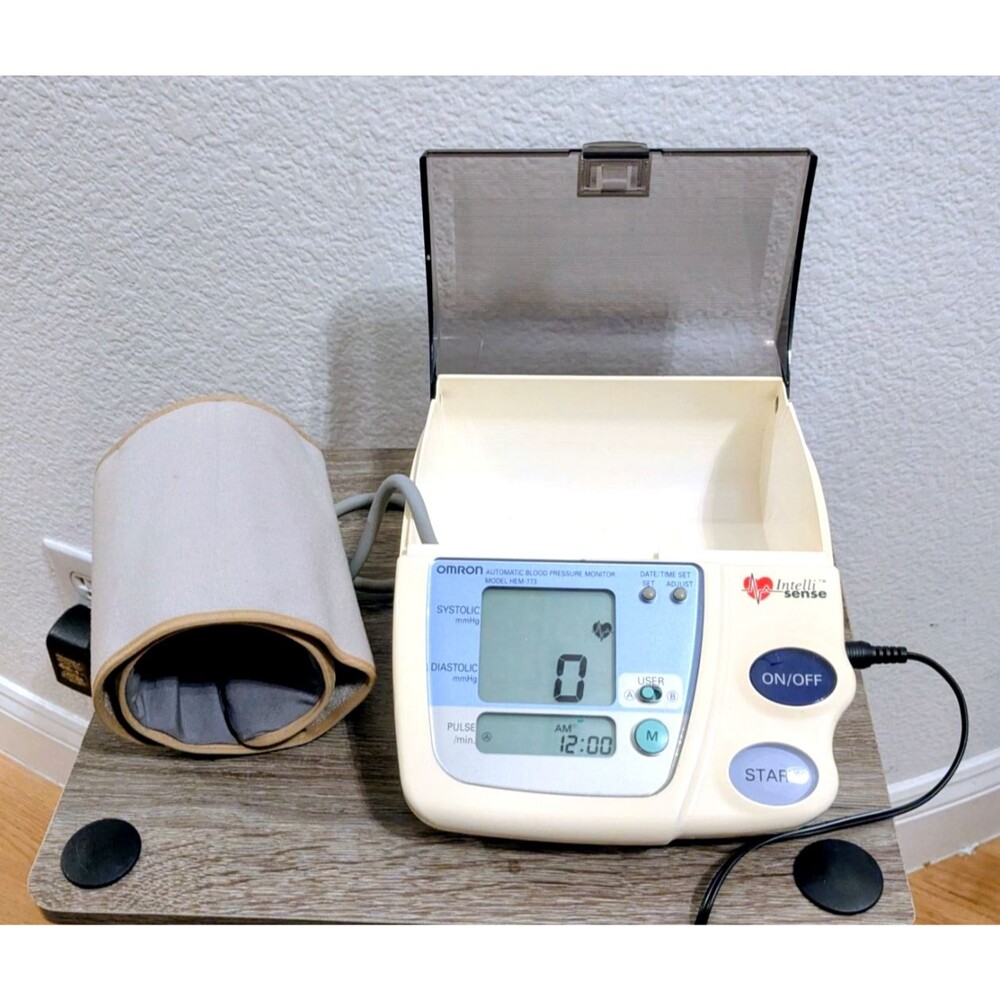 Omron HEM-773 Portable Automatic Blood Pressure Digital Monitor Tested Complete